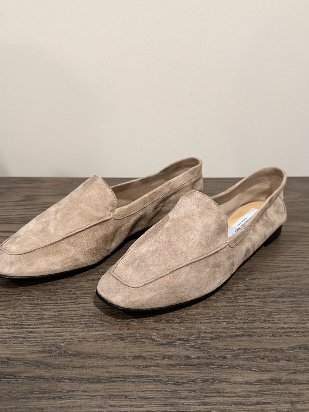 Andrea Carrano Womens Mare Suede Moccasin
Flats Taupe Size 38.5 Nordstrom